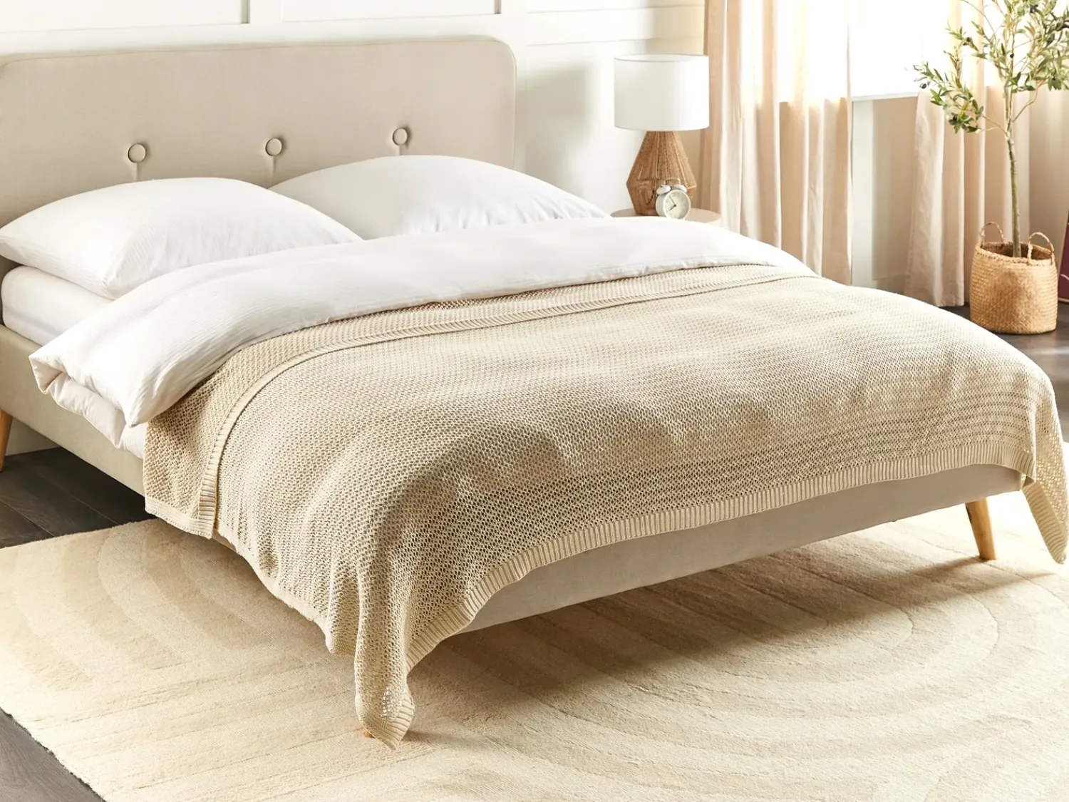 Sale Beliani Piumone ILEN Cotone 150 x 200 cm Beige