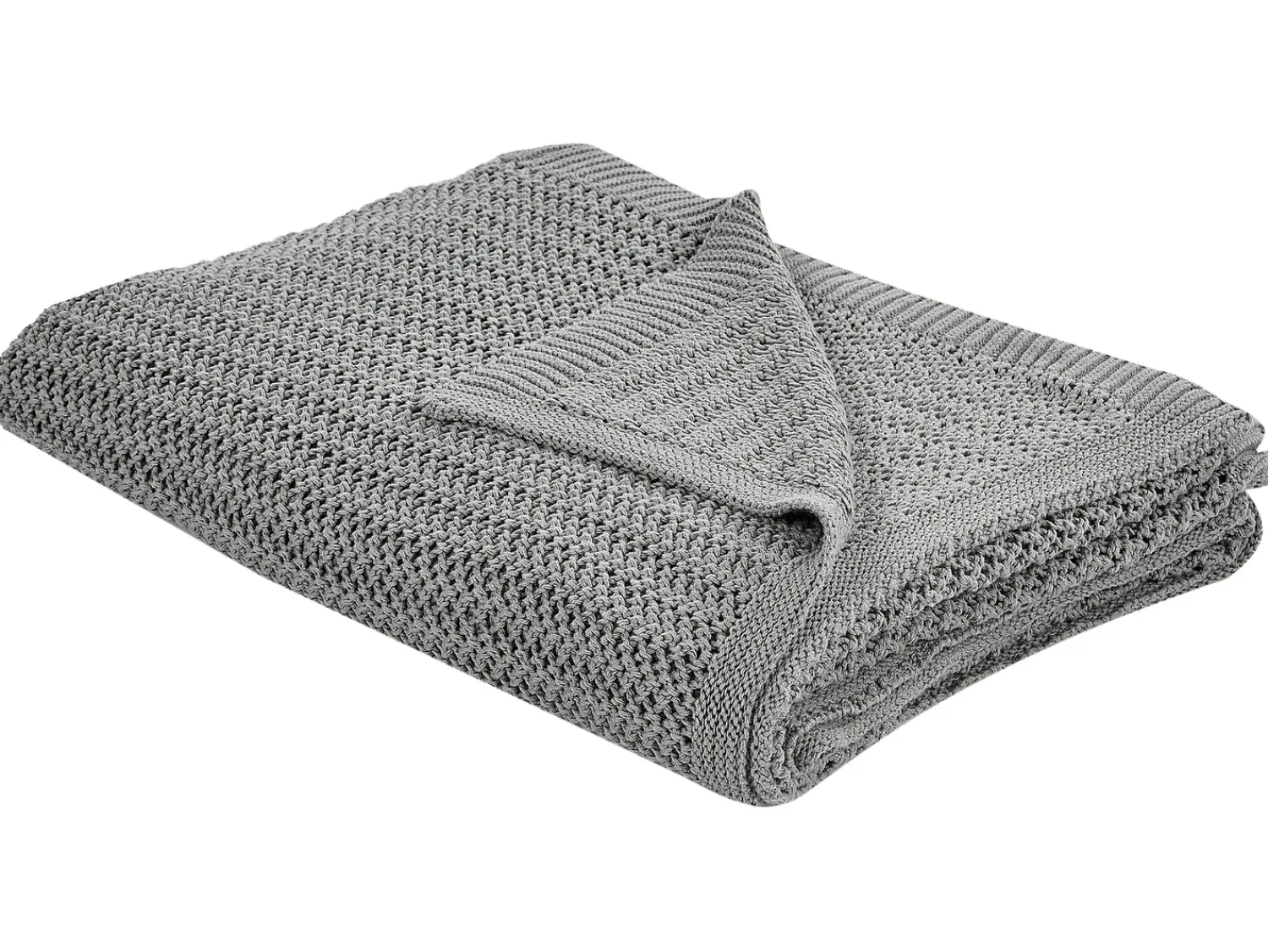 Discount Beliani Piumone ILEN Cotone 150 x 200 cm Grigio
