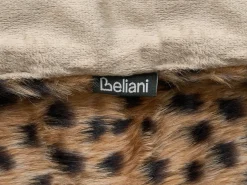 Online Beliani Piumone KUDELI Finta pelliccia Marrone Beige Marrone Nero
