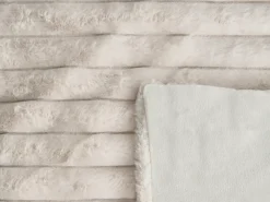 Hot Beliani Piumone RAKYA Finta pelliccia chiaro Beige