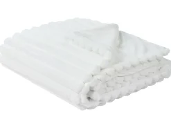 Beliani Piumone RAKYA Finta pelliccia 150 x 200 cm Bianco