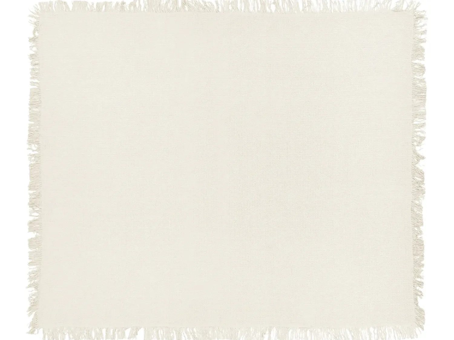 Discount Beliani Piumone YERBENT Cotone sporco Bianco