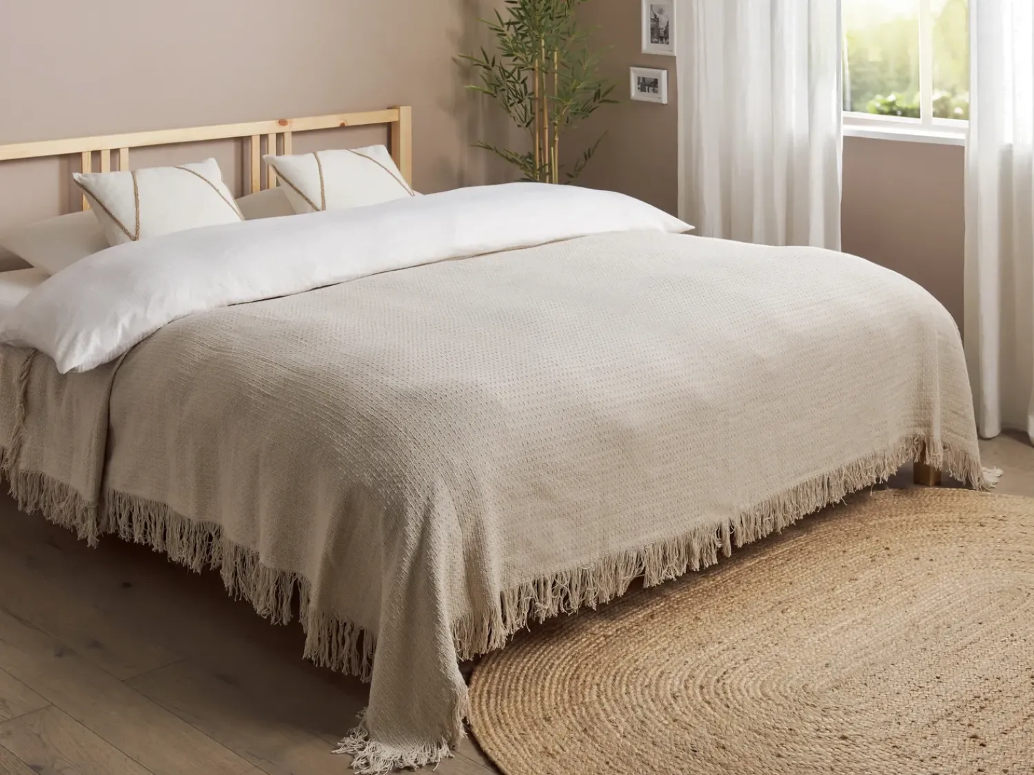 Sale Beliani Piumone YERBENT Cotone chiaro Grigio
