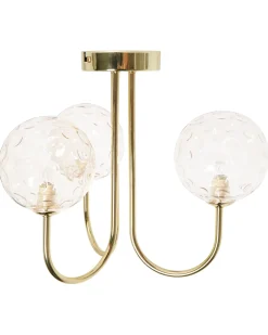 Beliani ANADYR Vetro Beige Beige Oro