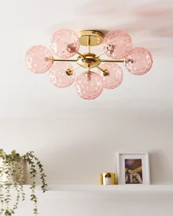 Hot Beliani ANADYR Vetro Rosa Oro Rosa