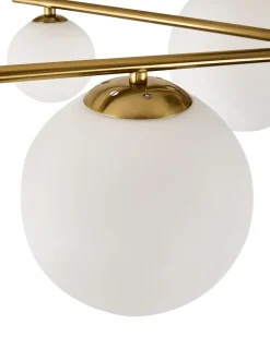 Sale Beliani Plafoniera ISAR Metallo Oro Bianco Oro