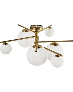 Sale Beliani Plafoniera ISAR Metallo Oro Bianco Oro