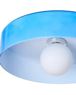 Clearance Beliani Plafoniera LUGUSE Vetro Blu