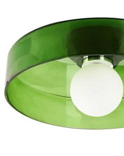 Hot Beliani Plafoniera LUGUSE Vetro Verde