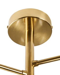 Discount Beliani Plafoniera MARICAO Vetro Ottone