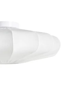 New Beliani Plafoniera UMCHABEZI Tessuto Bianco