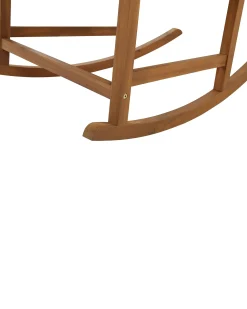 Best Beliani Poltrona a dondolo BOJANO Legno d'acacia Marrone