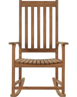 Best Beliani Poltrona a dondolo BOJANO Legno d'acacia Marrone