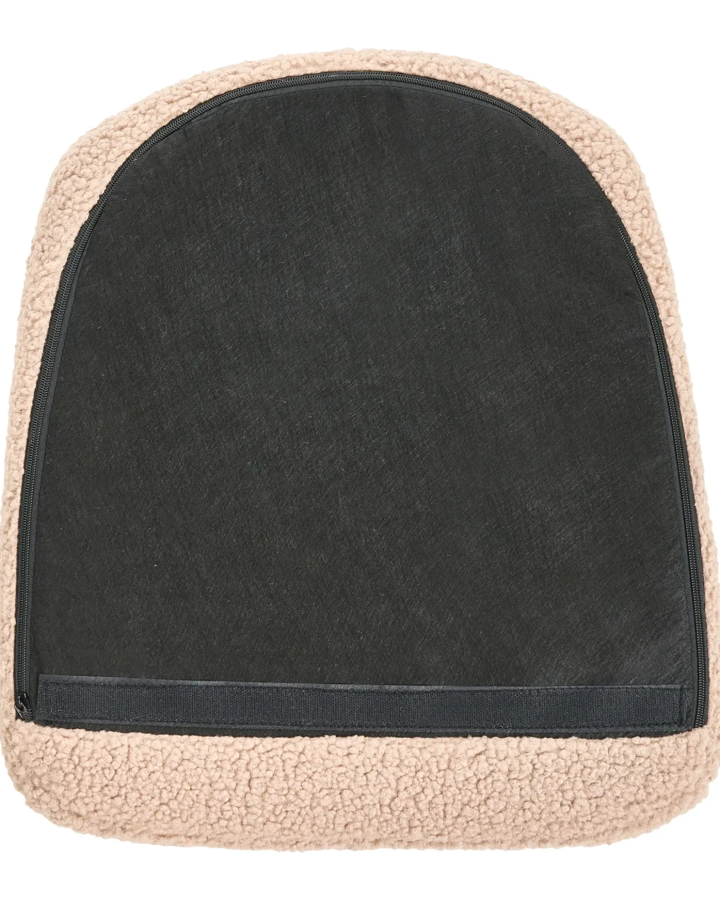 Poltrona a dondolo GULSELE Bouclé Beige
