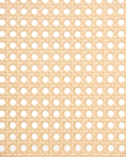 Poltrona a dondolo LEIDY Legno Marrone/Beige chiaro