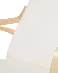 Outlet Beliani Poltrona a dondolo WESTON Tessuto Beige chiaro Beige Marrone