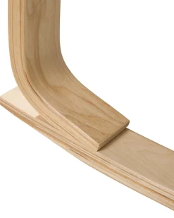 Outlet Beliani Poltrona a dondolo WESTON Tessuto Beige chiaro Beige Marrone