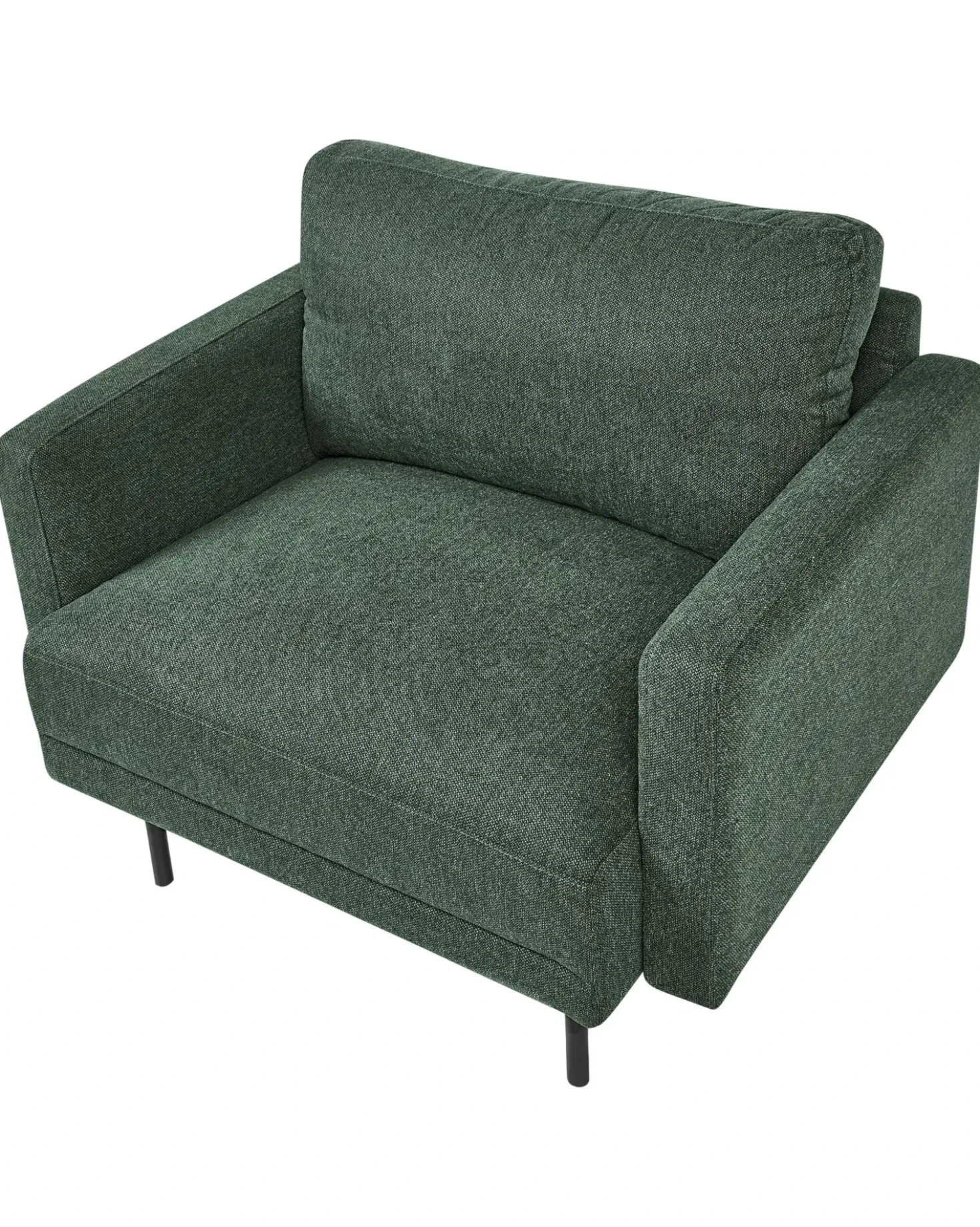 Poltrona BREDA Tessuto Verde scuro