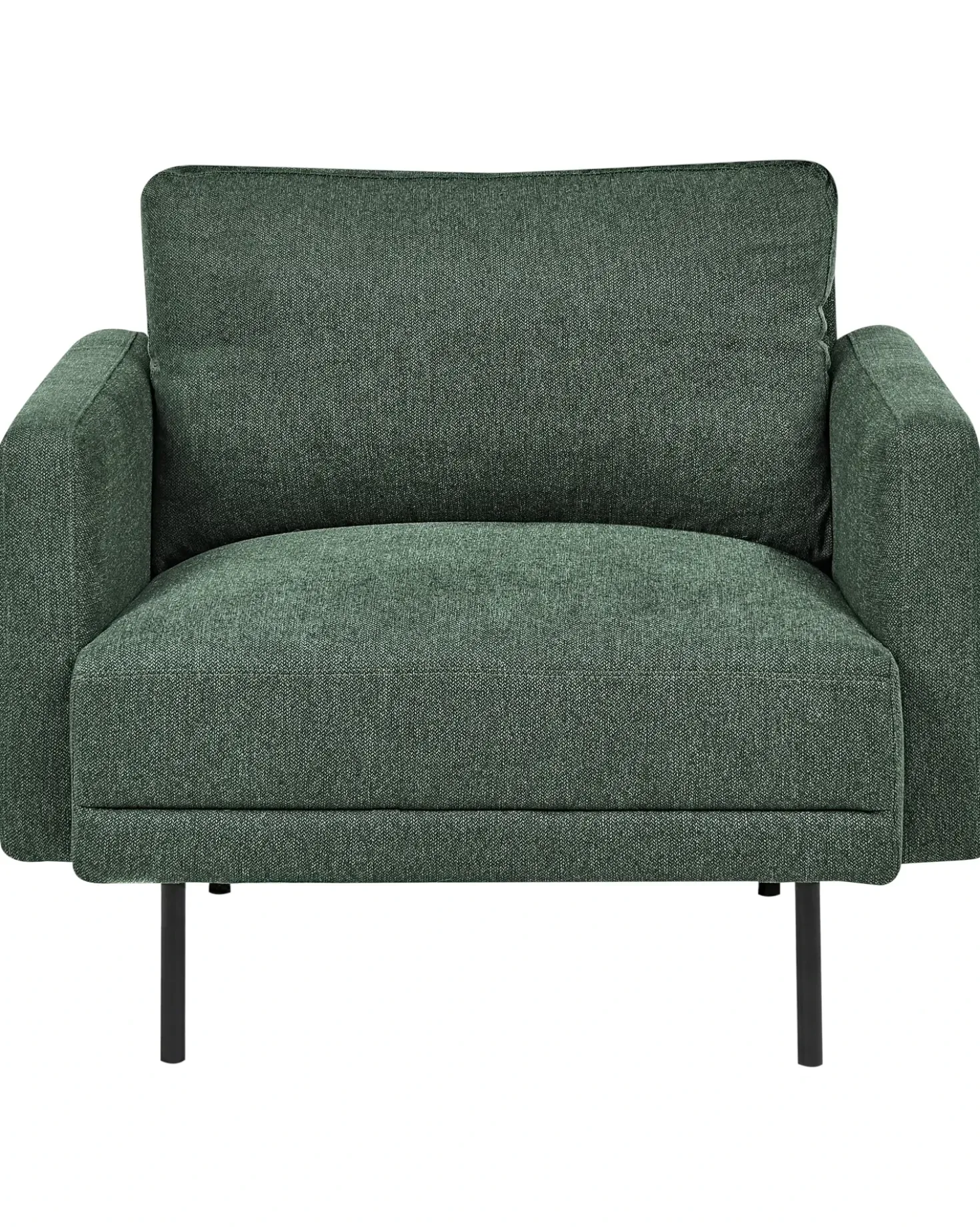 Poltrona BREDA Tessuto Verde scuro