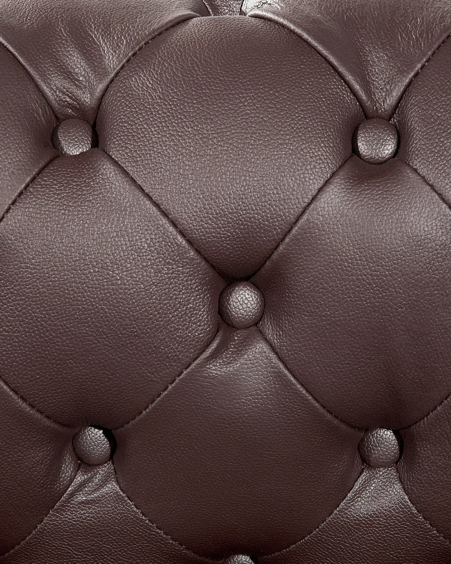 Poltrona CHESTERFIELD Pelle naturale Marrone
