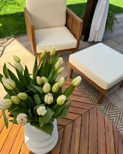 Sale Beliani BARATTI Legno d'acacia Marrone Beige Marrone