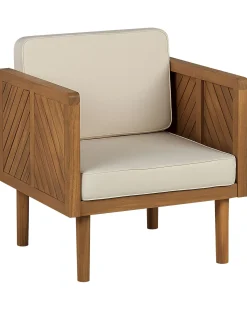 Sale Beliani BARATTI Legno d'acacia Marrone Beige Marrone