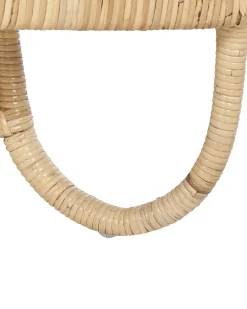 Clearance Beliani Poltrona da giardino DOLCEDO Rattan Naturale Bianco Marrone