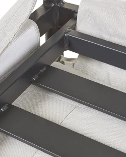 Beliani ESPERIA Metallo Grigio Grigio Nero