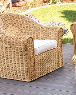 Best Beliani LIVADEIA Rattan Naturale Bianco Naturale