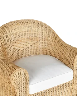 Best Beliani LIVADEIA Rattan Naturale Bianco Naturale