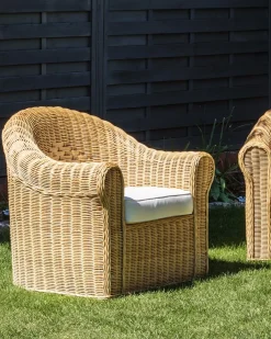 Best Beliani LIVADEIA Rattan Naturale Bianco Naturale