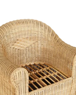 Best Beliani LIVADEIA Rattan Naturale Bianco Naturale