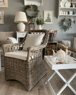 Online Beliani MAROS II Rattan Naturale Beige Naturale