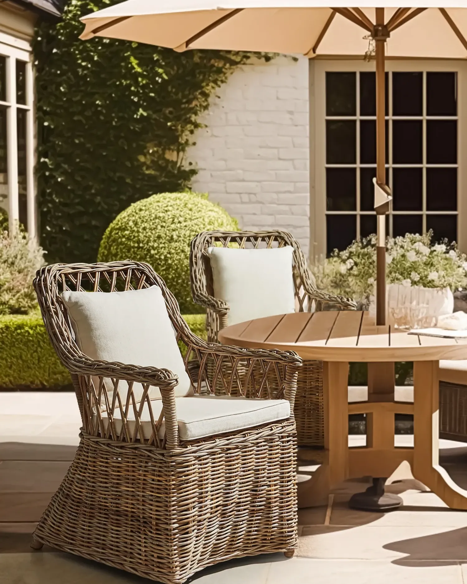 Online Beliani MAROS II Rattan Naturale Beige Naturale