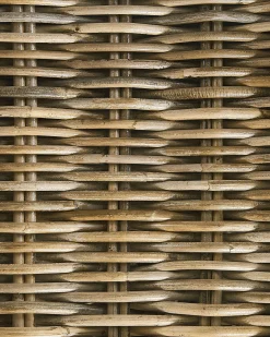 Clearance Beliani MAROS Rattan Naturale Bianco Marrone