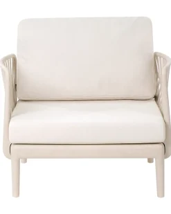 New Beliani Poltrona da giardino SATURNIA chiaro Beige