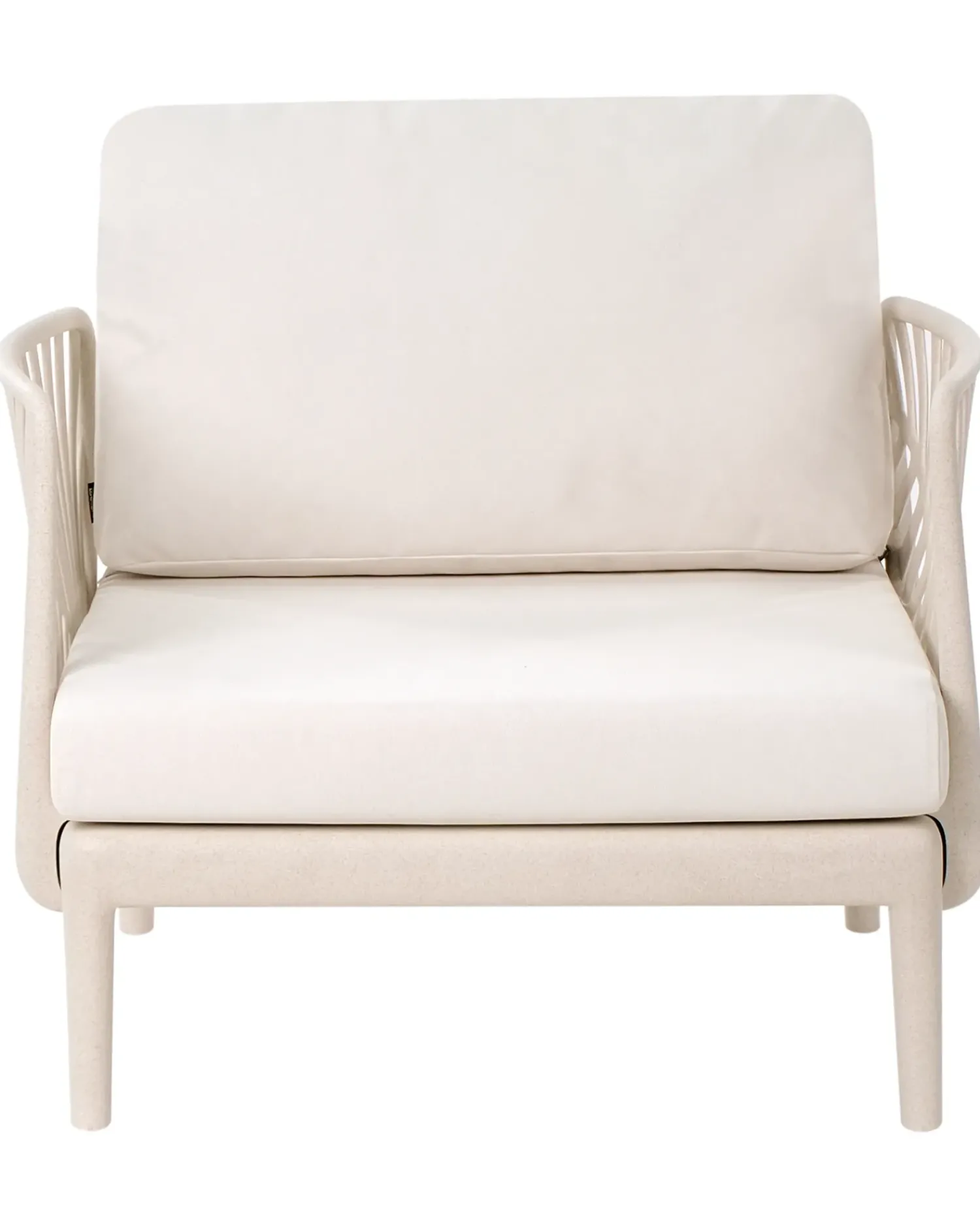 New Beliani Poltrona da giardino SATURNIA chiaro Beige