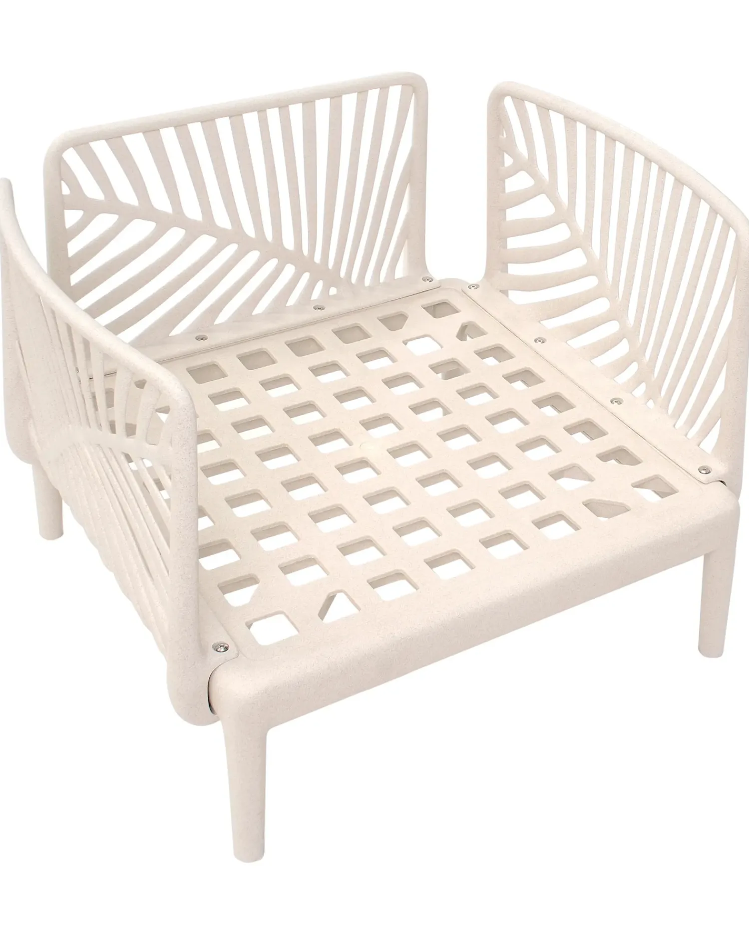 New Beliani Poltrona da giardino SATURNIA chiaro Beige