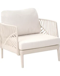 New Beliani Poltrona da giardino SATURNIA chiaro Beige