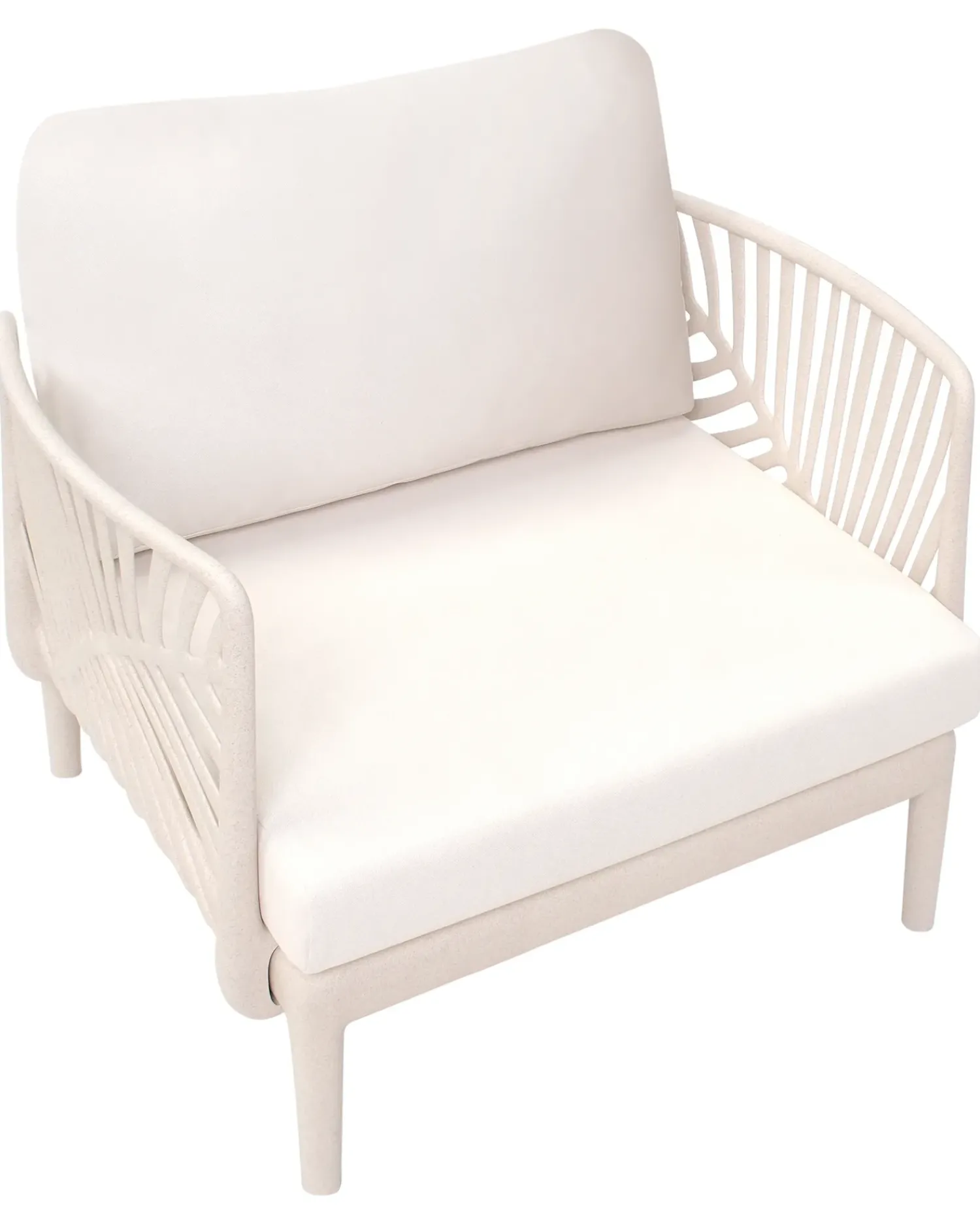 New Beliani Poltrona da giardino SATURNIA chiaro Beige
