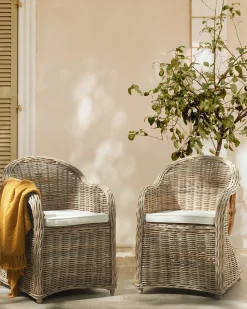 Discount Beliani SUSUA II Rattan Naturale Beige Naturale