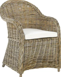 Sale Beliani SUSUA Rattan Naturale Bianco Marrone