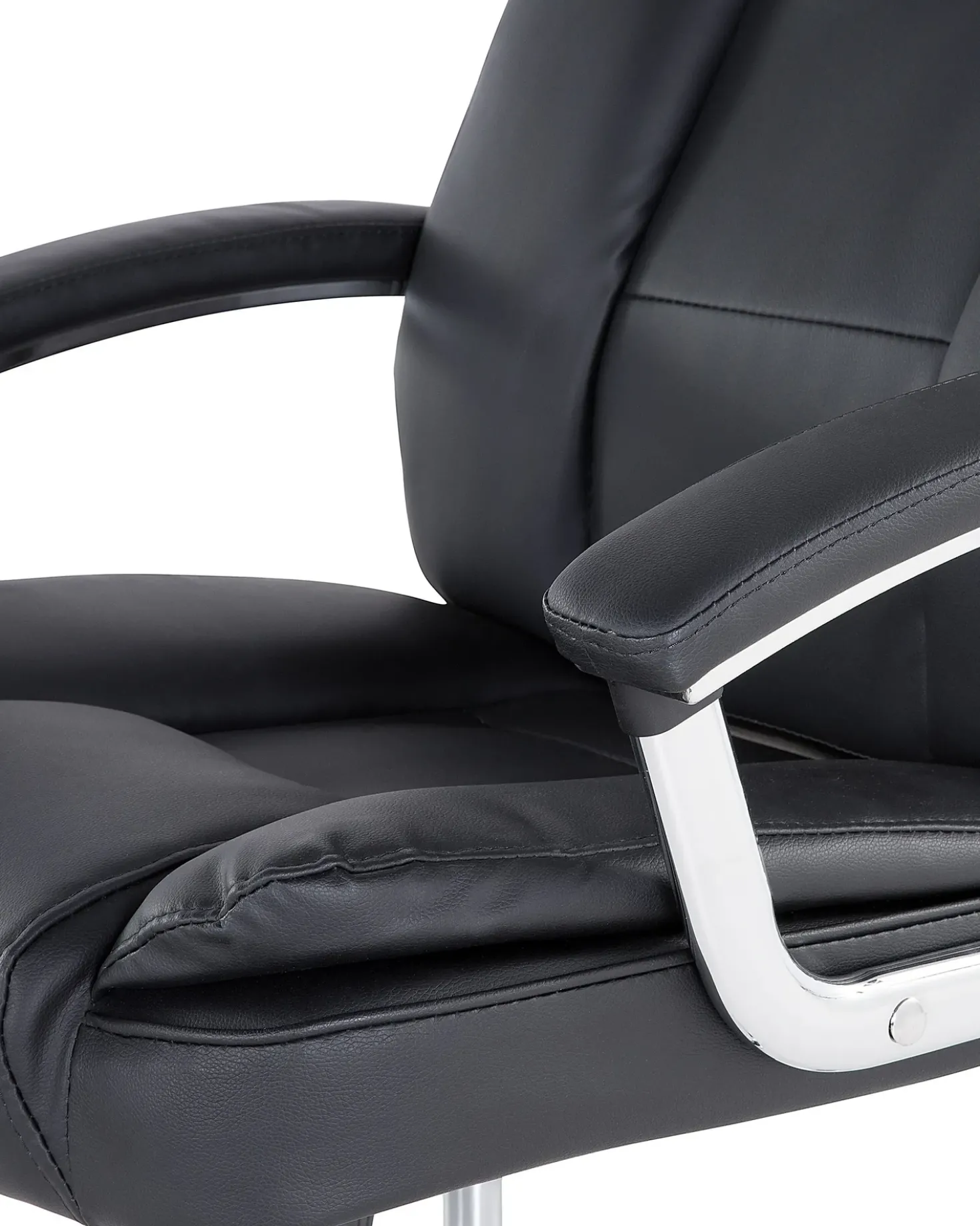 Poltrona da scrivania ADVANCE Pelle sintetica Nero
