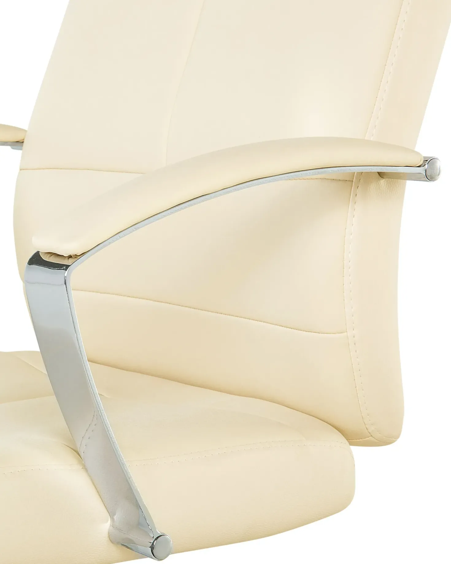 Poltrona da scrivania WINNER Pelle sintetica Beige chiaro