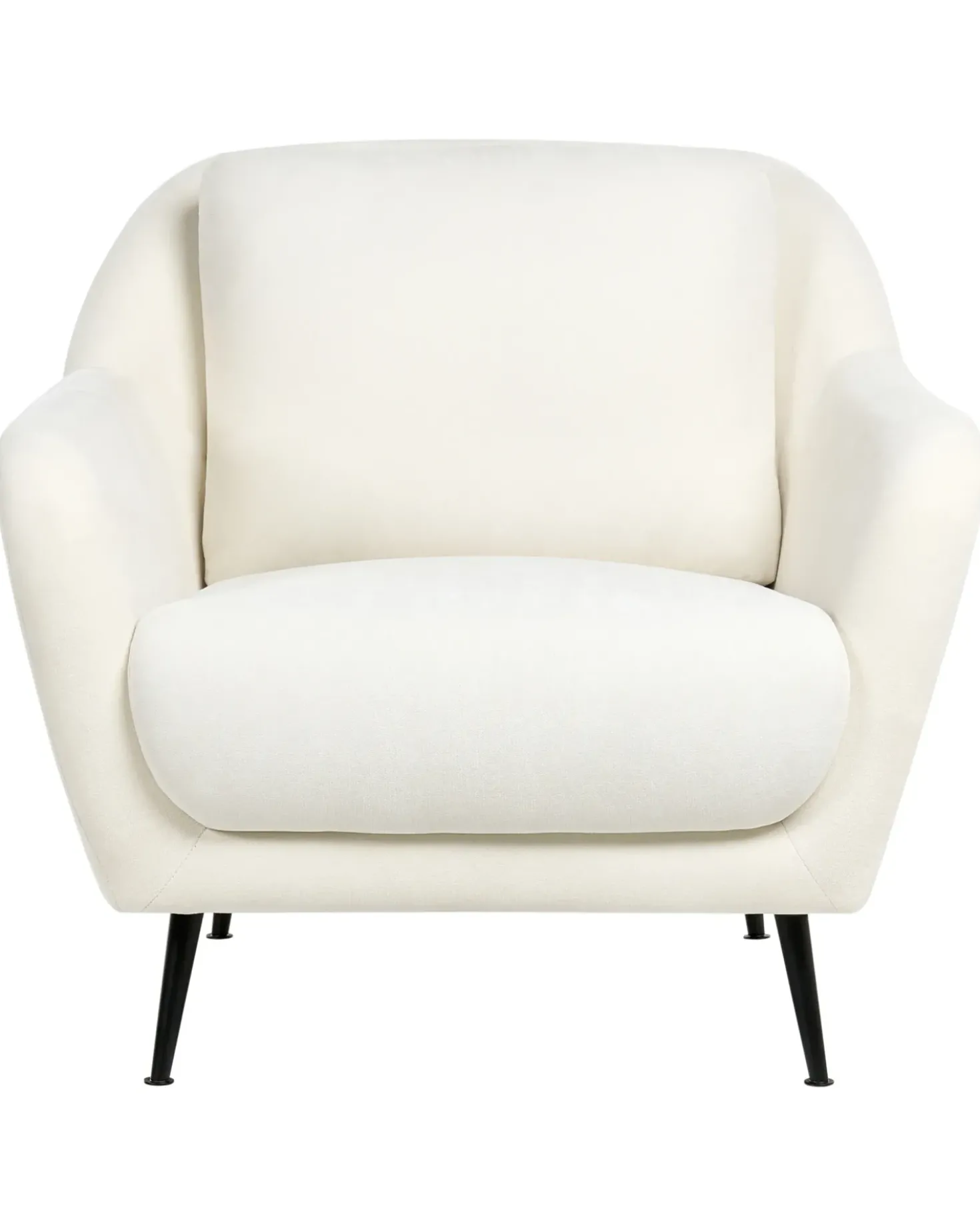 Poltrona EIBY Ciniglia Bianco