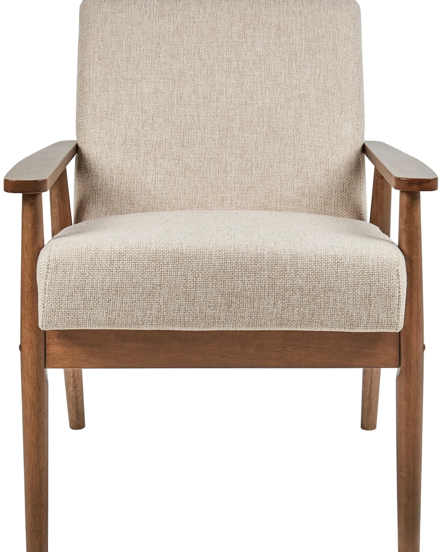 Poltrona ESRUM Tessuto Marrone scuro/Beige