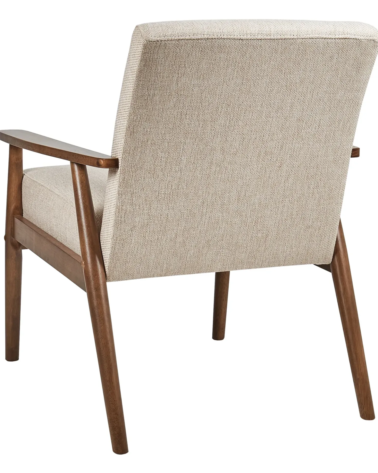 Poltrona ESRUM Tessuto Marrone scuro/Beige