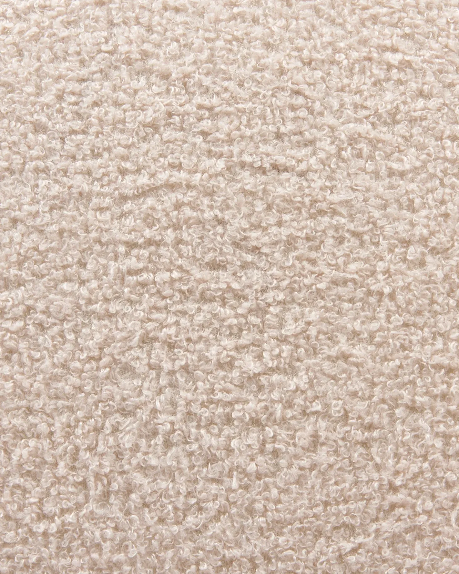 Poltrona girevole DAVIK Bouclé Beige
