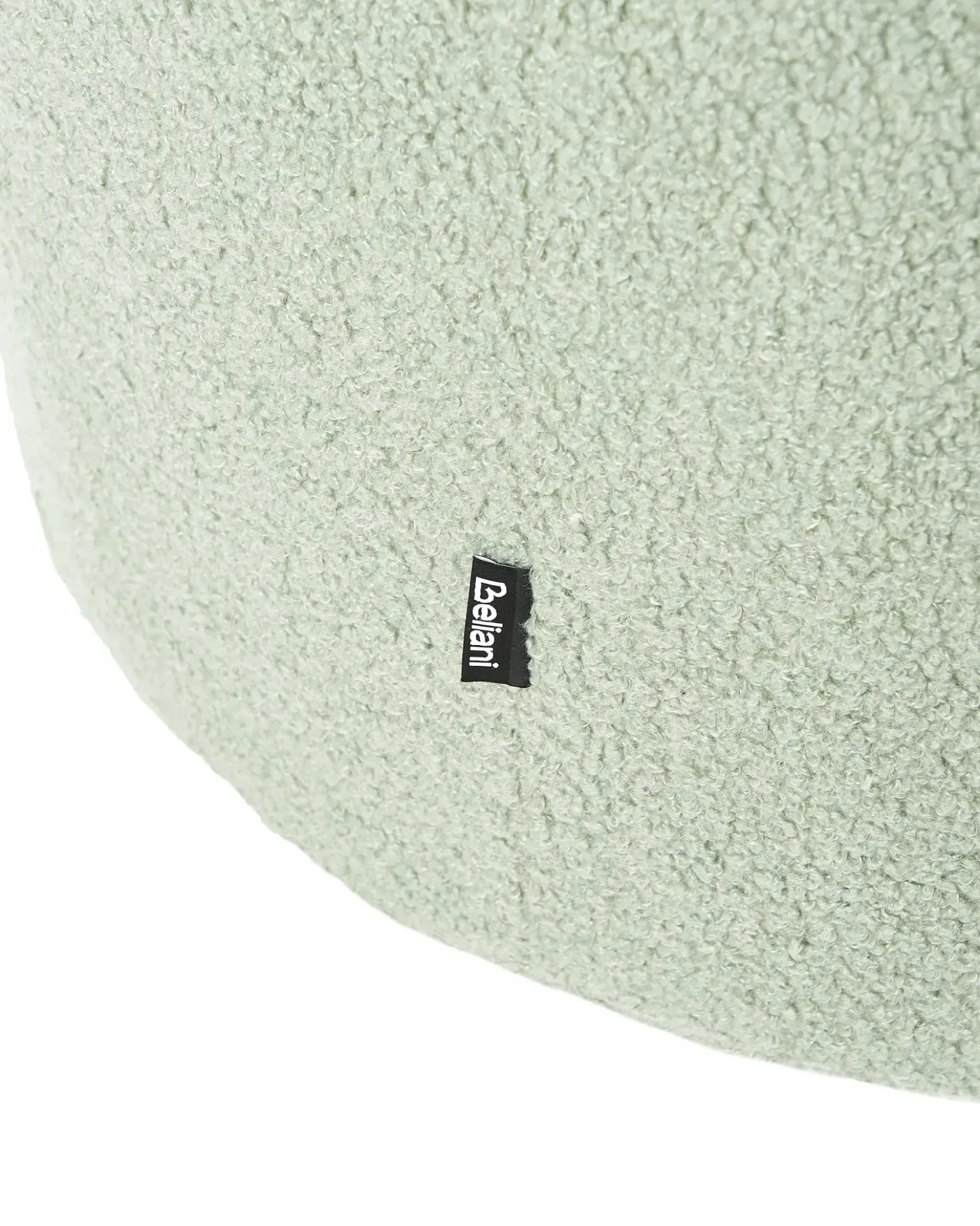 Poltrona girevole DAVIK Bouclé Verde chiaro