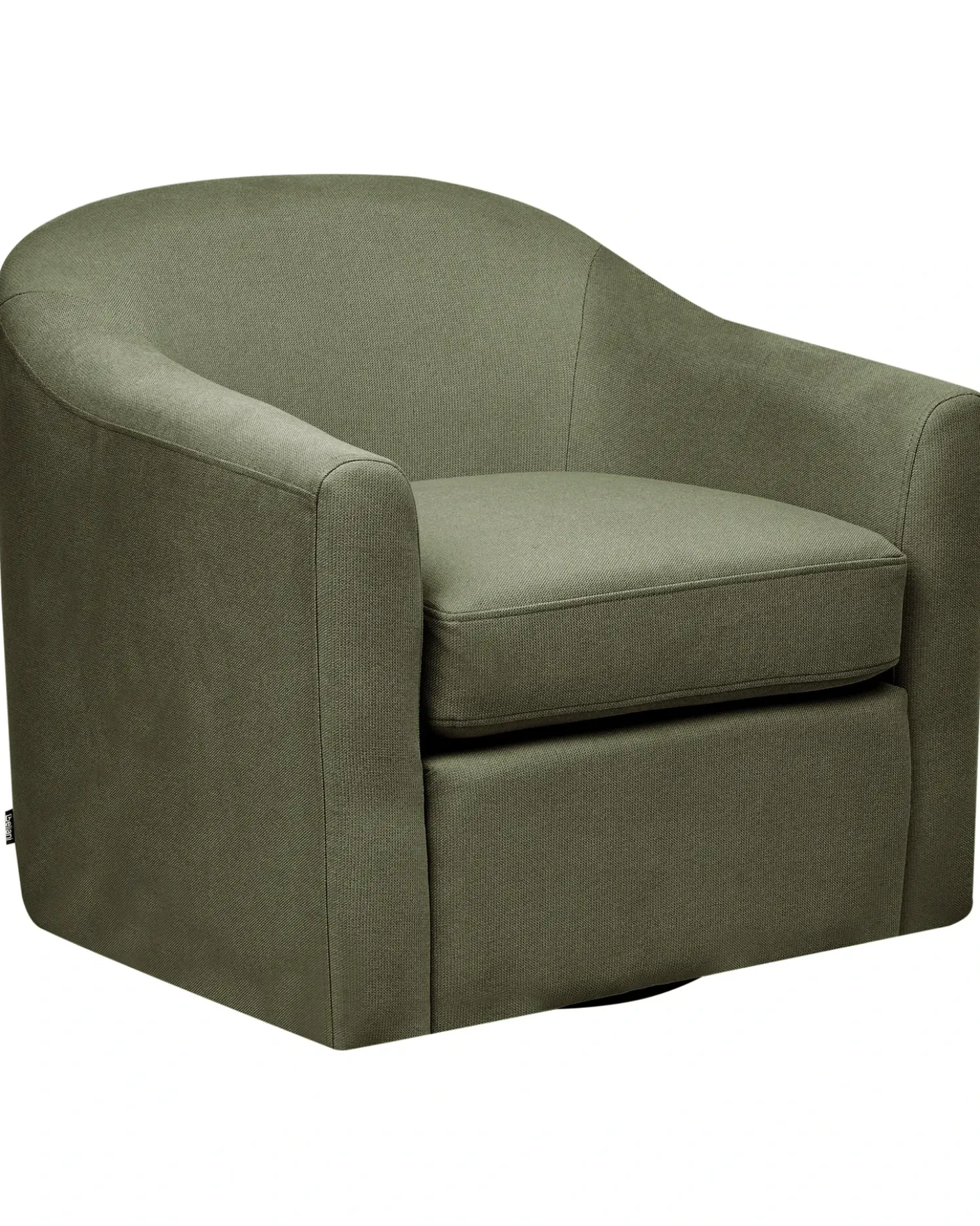Poltrona girevole MAGNOR Tessuto Verde scuro